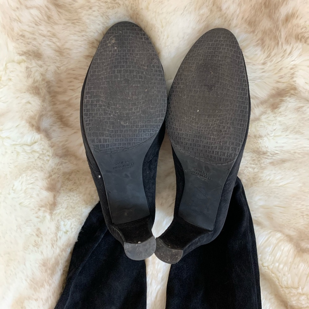 Stuart Weitzman Highland Black Over the Knee Boots - Picture 7 of 7